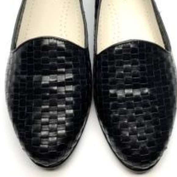 TROTTERS LIZ DARK BLUE LEATHER LOAFERS SHOES SIZE 5 - Picture 5 of 9